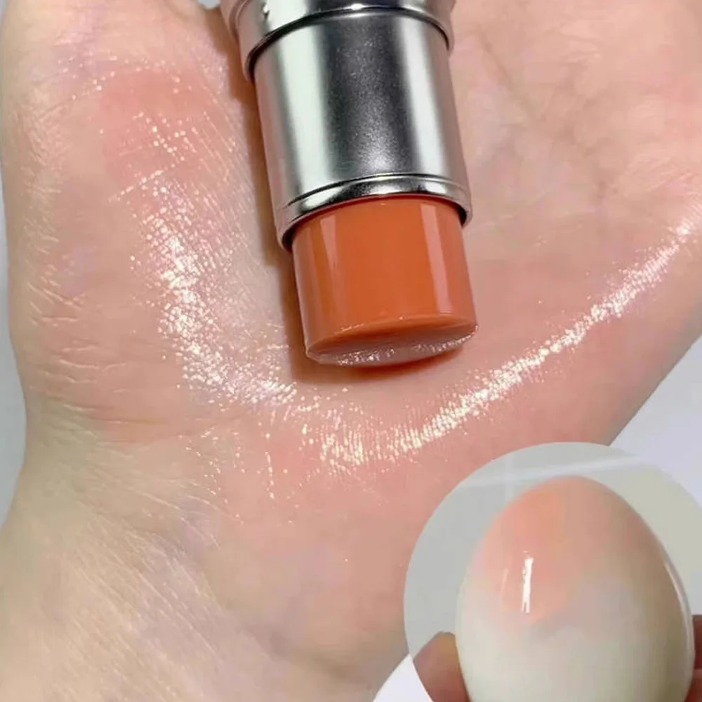 Iluminador de agua, palo de rubor facial, iluminador corporal, Cosméticos duraderos, contorno de gelatina de leche, ilumina el maquillaje