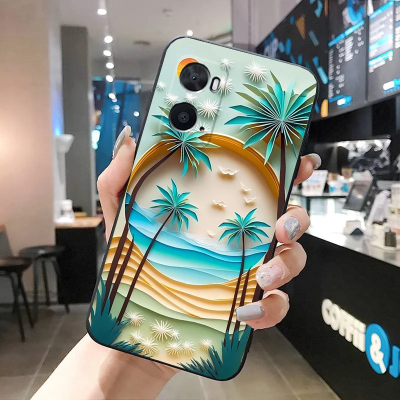 حافظة هاتف فنية للمناظر الطبيعية لهاتف OPPO Realme 10 Pro Plus GT 2 Pro X2 Pro XT C25S 8 7 6 Pro 6i GT Master C3 C21 C21Y X3 SuperZoom #1