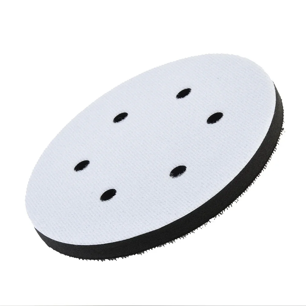 Imagem -02 - Soft Sponge Interface Pad Disco de Polimento Lixadeira Ferramentas Power Sander Gancho e Espuma Loop 6-hole 150 mm 6