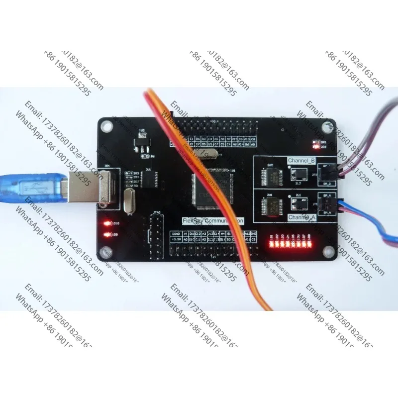 Scheda di sviluppo Flexray, comunicazione, apprendimento, doppia