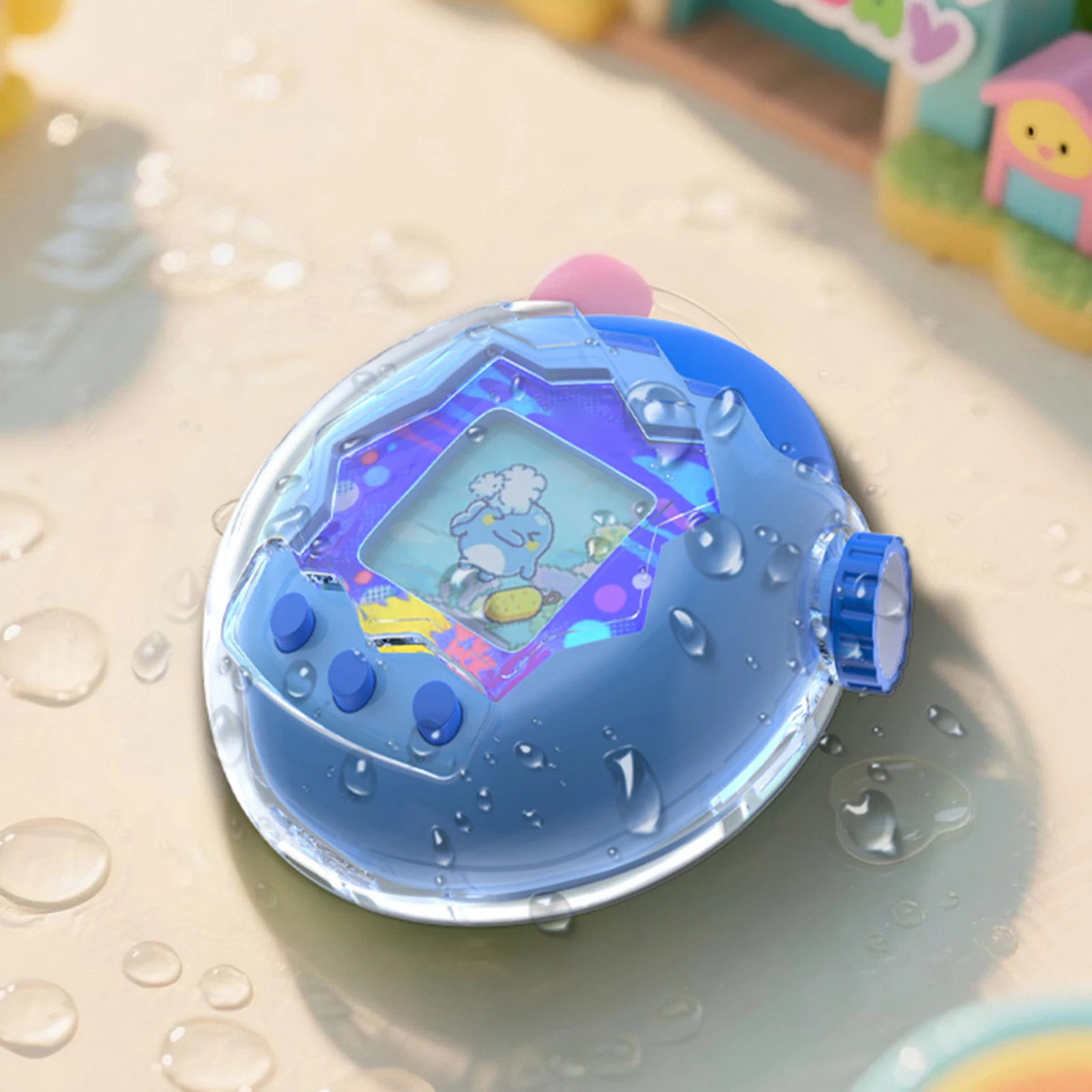 Schutzhülle mit Trageband, transparente Hülle, kratzfeste, klare Hülle, Zubehör für Tamagotchi Paradise