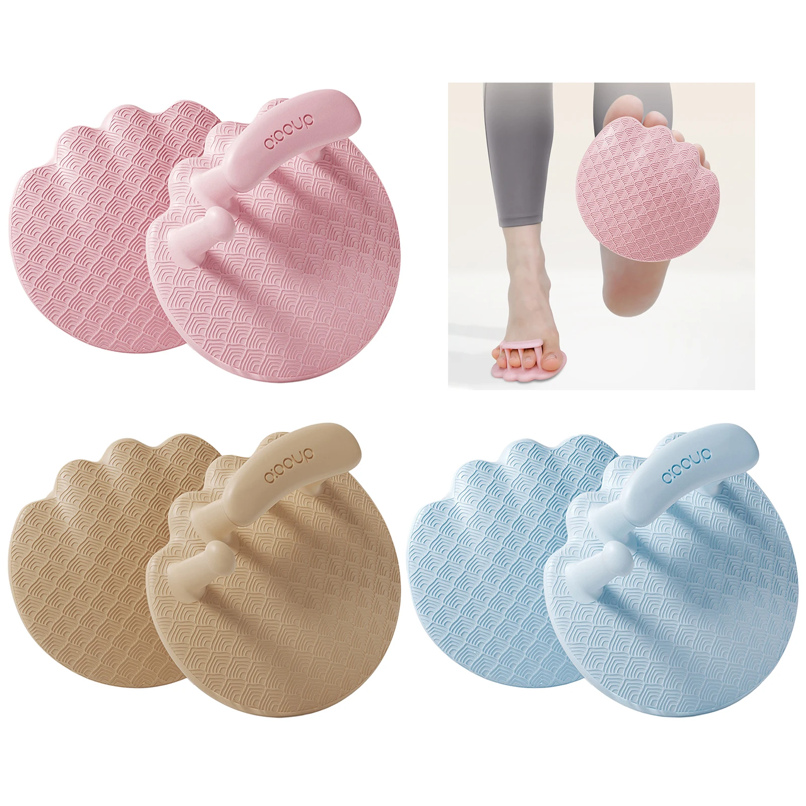 

Arch Trainning Tool for Flat Feet Correction Toe Strength Training with Anti-Slip TPR Rubber for Home Office Rehabilitation Use