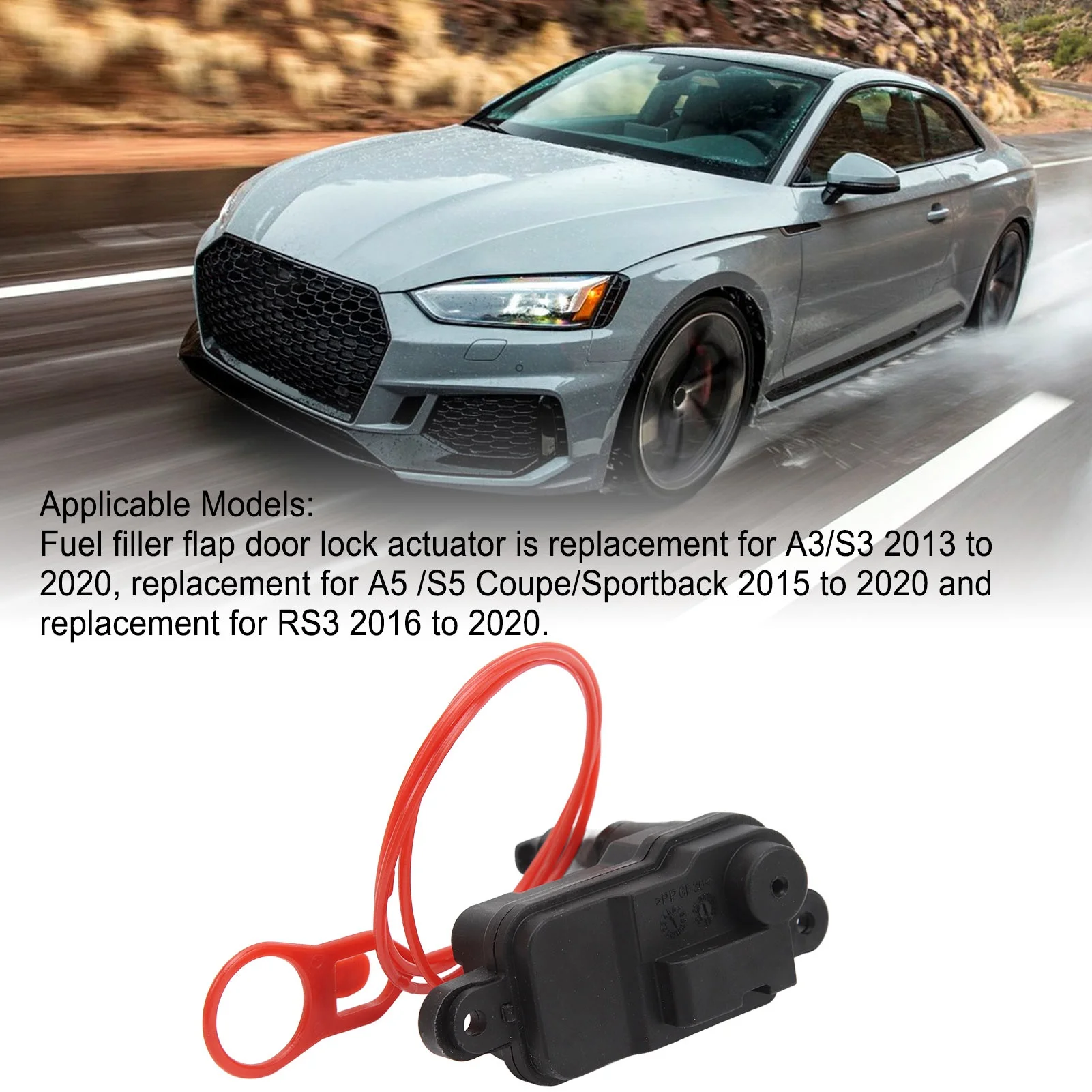 8V0862153A الوقود حشو رفرف المحرك 8V0862153A تعزيز الأمن وعرة الوقود حشو رفرف المحرك استبدال ل A1 RS3