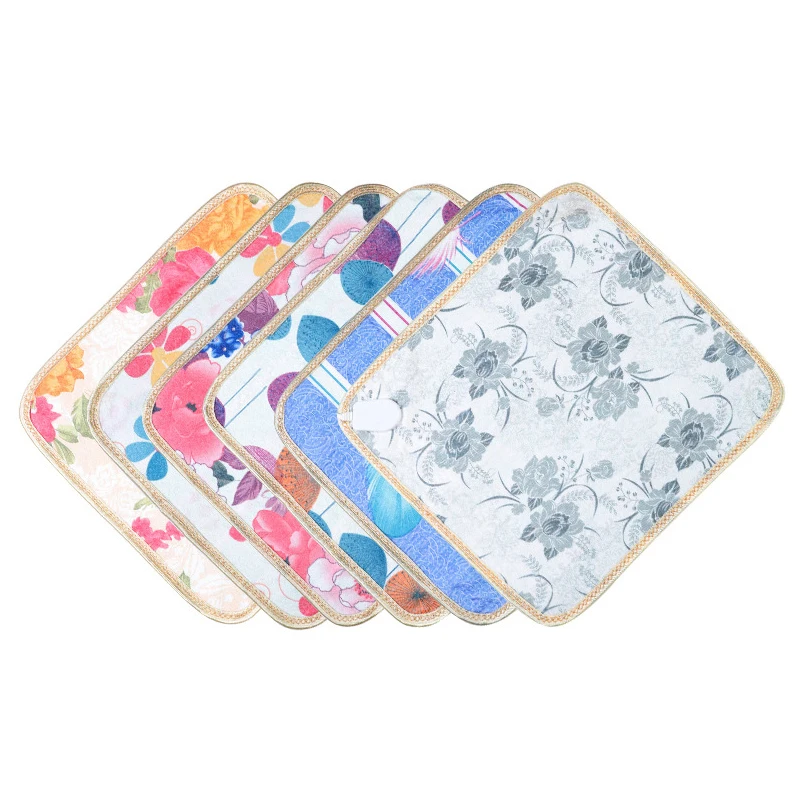 

Hot 1Pc Printed Plush Electric Heating Pad Office/Car Seats/Pets Winter Warmer Heating Mat Bed Blanket Adjustable In Three Gears