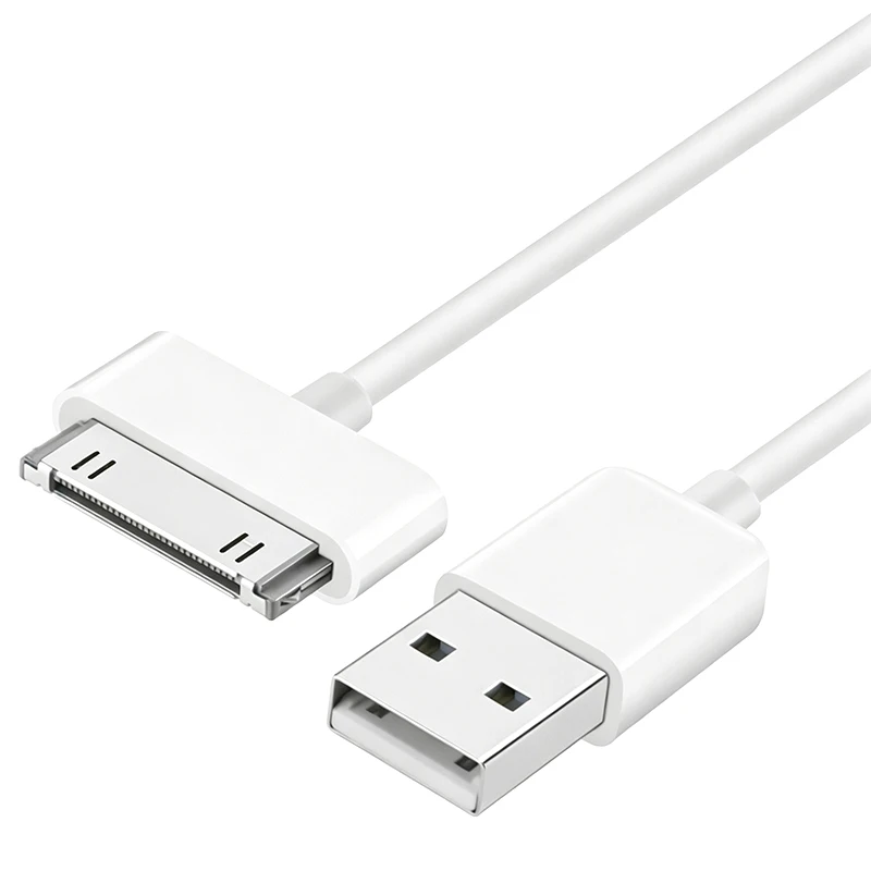1m USB 30 Pin Data Sync Charging Cable Compatible with for iPhone 4 4S , iPad 1 2 3, iPod Nano Touch Charger Cord