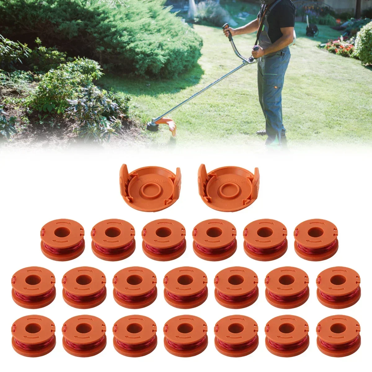 

Unleash the Potential of Your For Worx Trimmer with the WA0010 WG154 WG163 WG180 Trimmer Spool Cord Cap Replacement