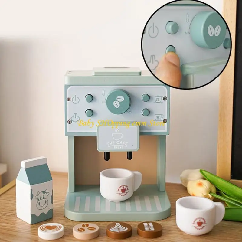 23GD Finge Play Play Cafeter Juego para niños Regalo juguete cocina imaginativo