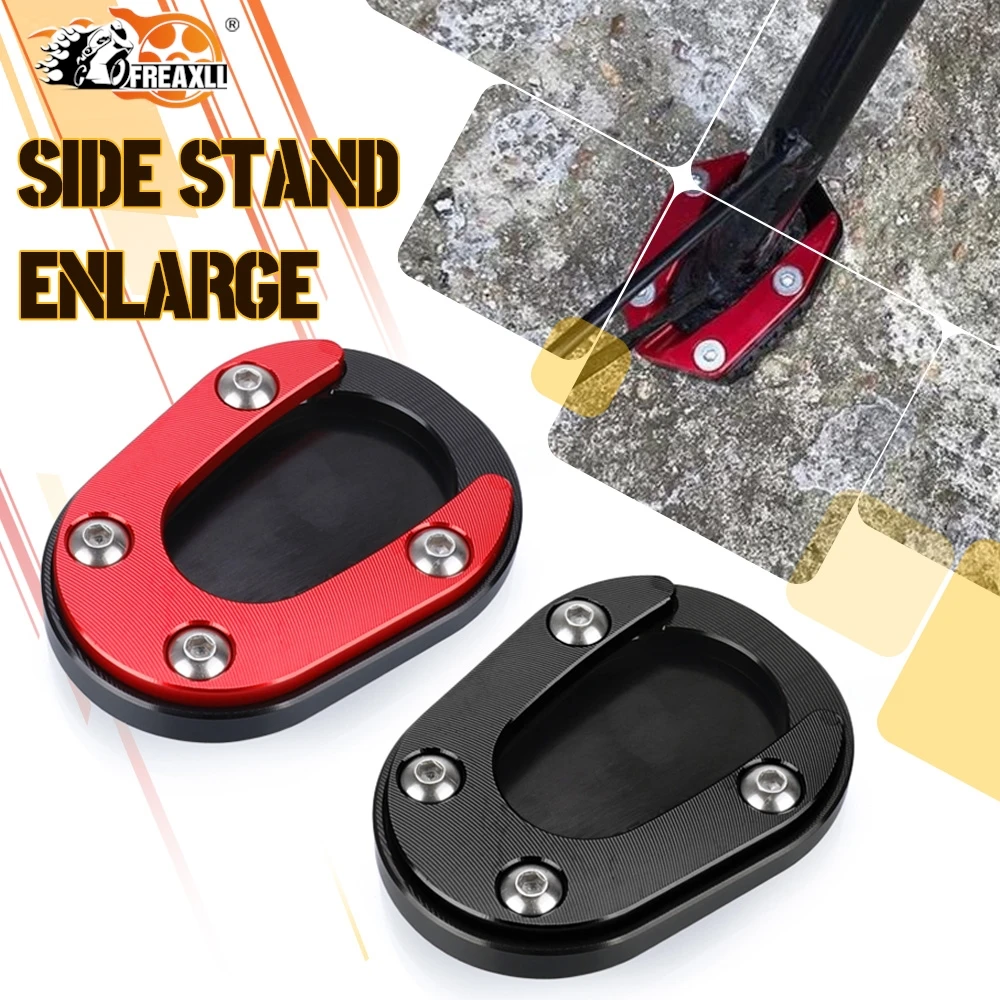 

For LONCIN VOGE 300R 300RR 300AC 300DS 250RR Motorcycle CNC Side Stand Foot Enlarger Plate Pad Kickstand Support Pad Shell Cover