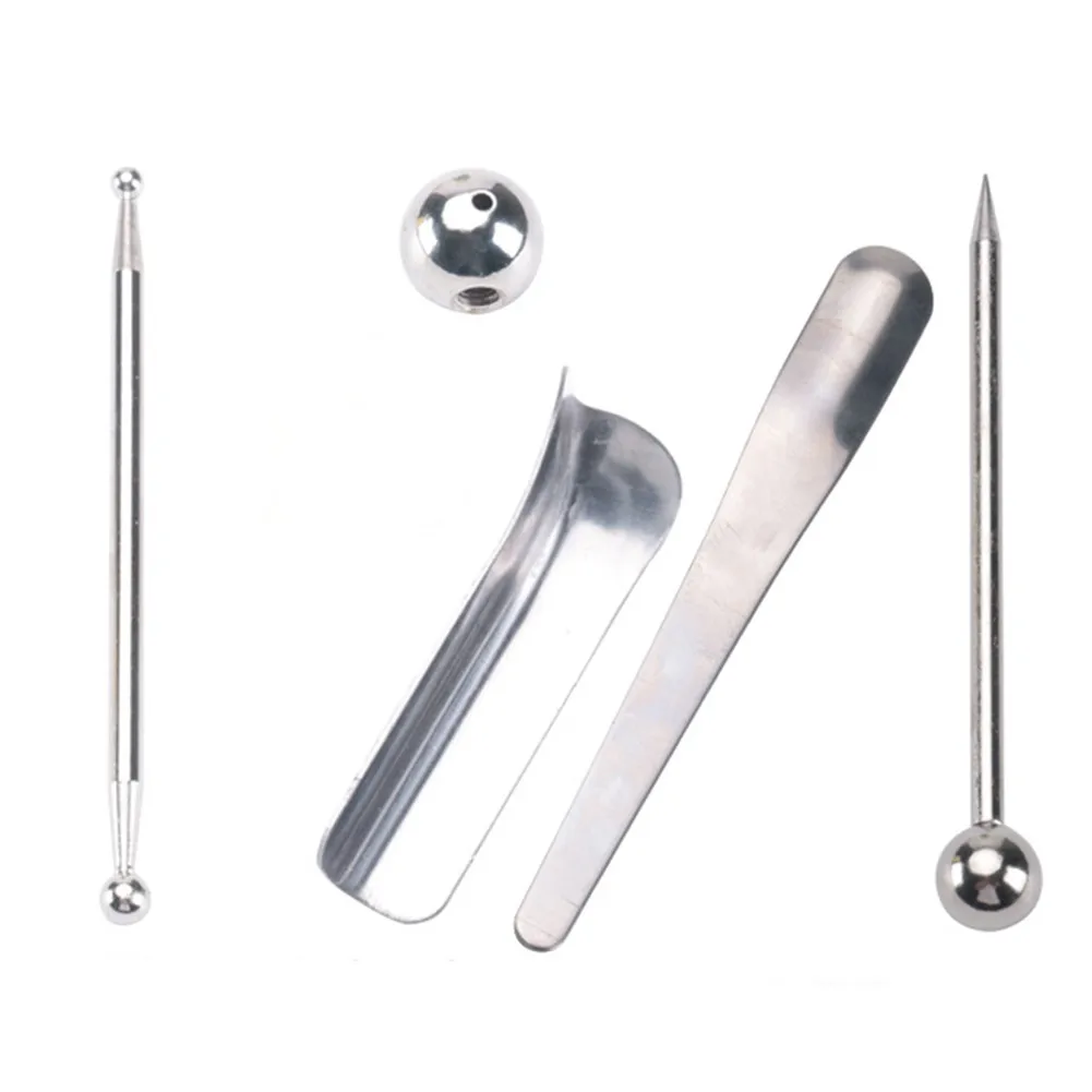 Fill The Tile Joint Tile Sewing Tool 5 Pcs Set Silver Stainless Steel Suitable For Tile Grout Tile Grout Repair