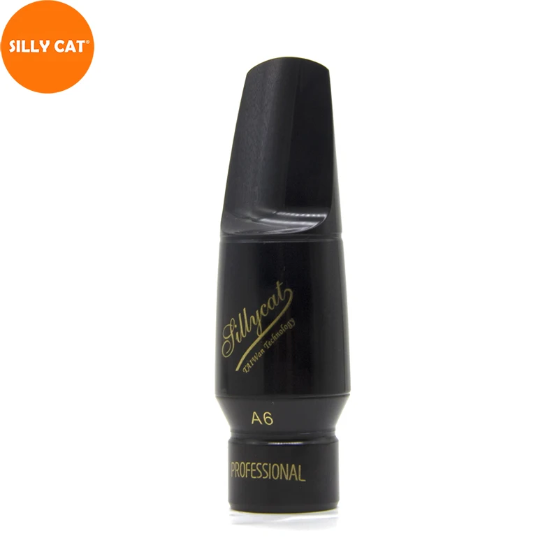 SILLY CAT Germany Style Handmade Bakelite Sax Mouthpiece For Alto Tenor Soprano Saxophone Mouthpiece Jazz Pop Classical Style