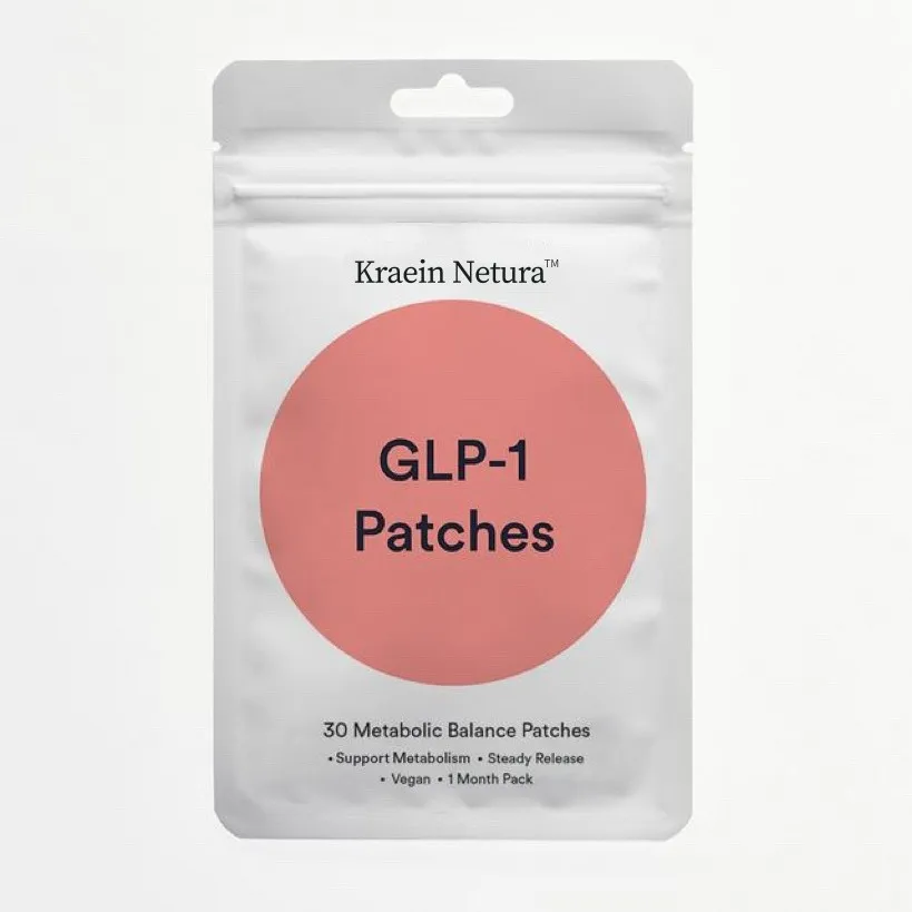 Patches de cuidados com a pele GLP-1 de 30 contagens mais vendidos para corpo nutritivo
