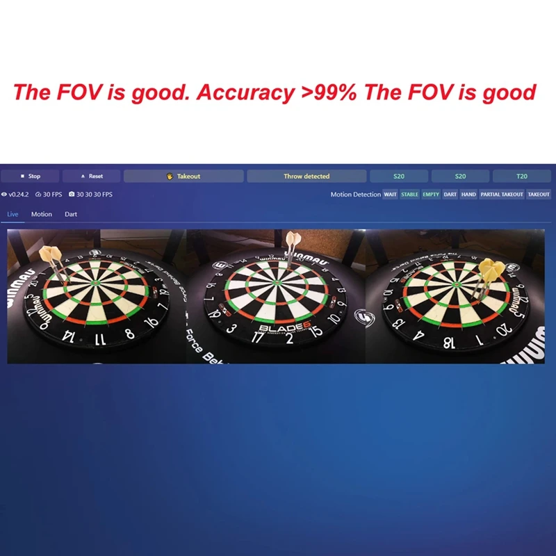 B03B-Webcam IMX179 30Fps 2M Cable 3Mm Lens No Distortion,USB Camera Module,Compatible For Autodarts.Io Scoring System