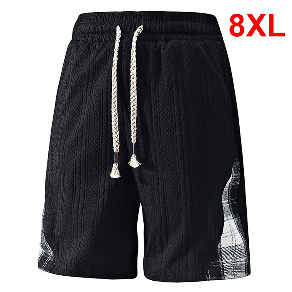 

Summer Shorts Men 8XL Plus Size Short Pants Breathable Fashion Casual Shorts Male Big Size 8XL