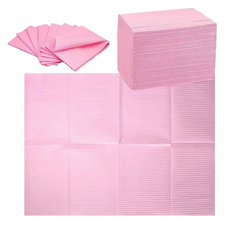 125 Uds. Toallas de mesa desechables para decoración de uñas, tapete impermeable de 13X17 pulgadas para decoración de uñas, hoja de papel, almohadillas limpias para tatuajes