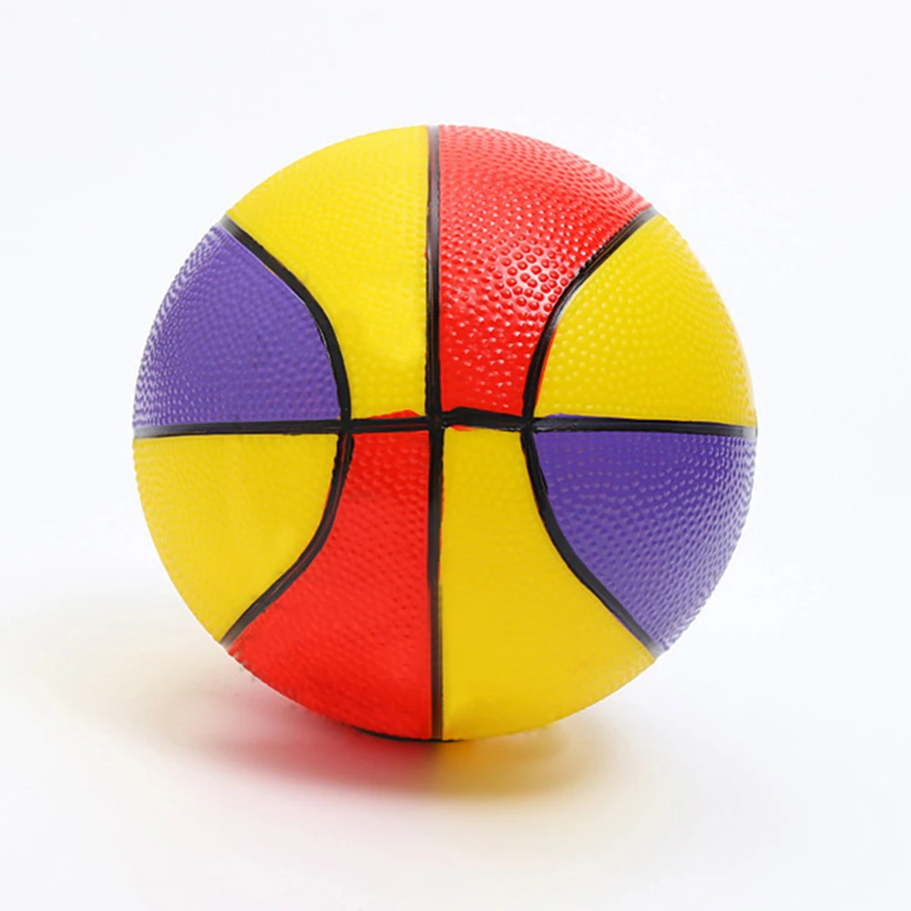 Mini Basketball Thick Kids Random Sports 16cm/6.3inch Ball Inflatable Bouncy PVC Pimpled Rubber Practical Useful