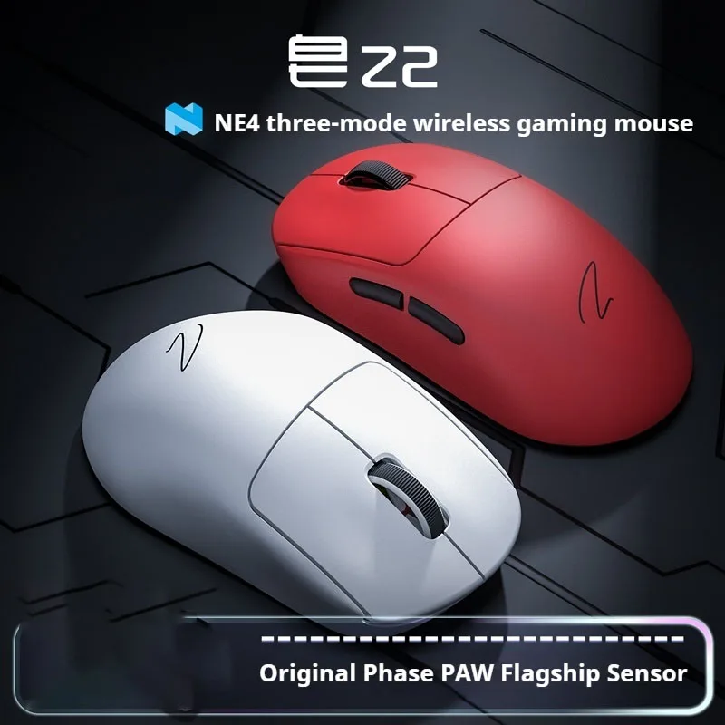 Zaopin Z2 Wireless Mouse 2.4g Bluetooth Three Mode Paw3395 Game Mouse Micro Switch With Hot Plug Custom Mouse Laptop Accessories