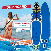 Stand Up Paddle Board Inflatable Stand Up Paddling Board Surfboard Surfboard Sup Board 335 83 15CM Laod 150kg with Accessory