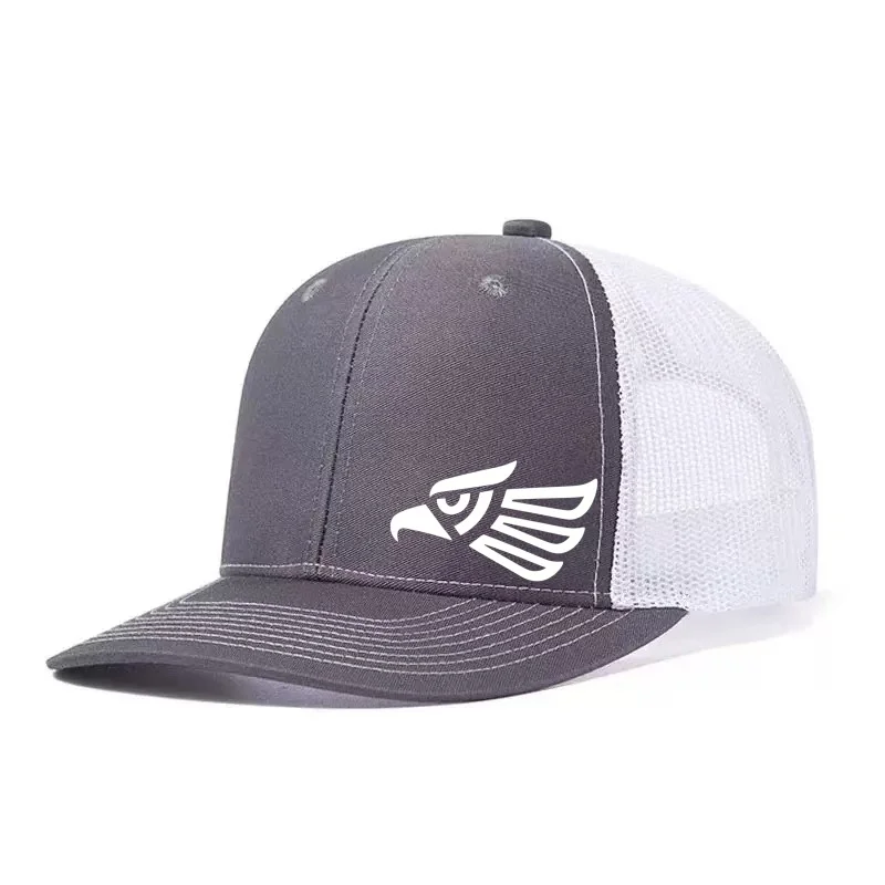 Mexican Eagle Printed Adjustable Baseball Cap Classic Snapback Dad Hat Breathable Trucker Mesh Hat Golf Fishing Outdoor Sun Cap