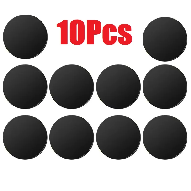 10Pcs 40mm Magnetische Metall Platte Für Auto Telefon Halter Eisen Blatt Disk Aufkleber Für iPhone 12 11X7 8 Xiaomi