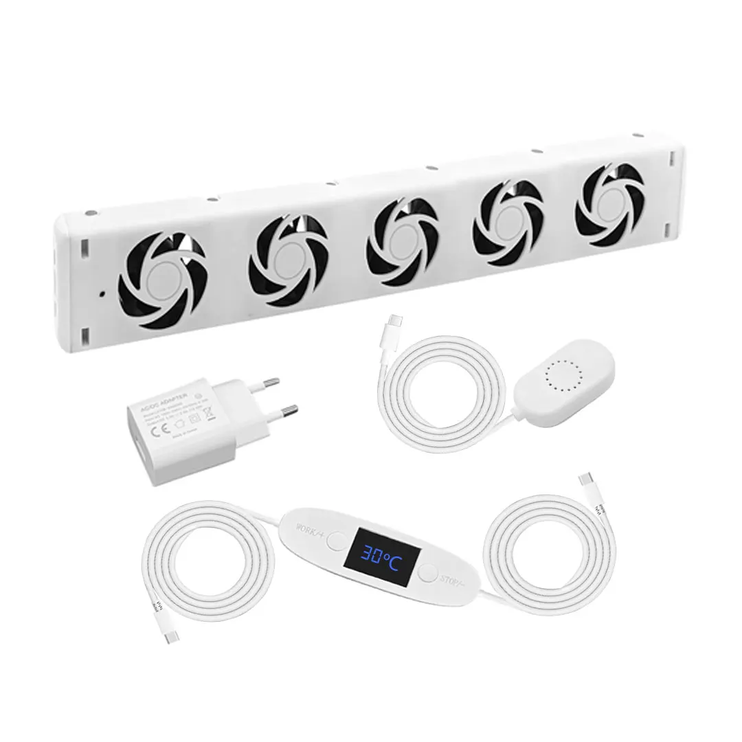 

Single set of adjustable speed silent booster fan hot water radiator ventilator circulating fan thermostat setting