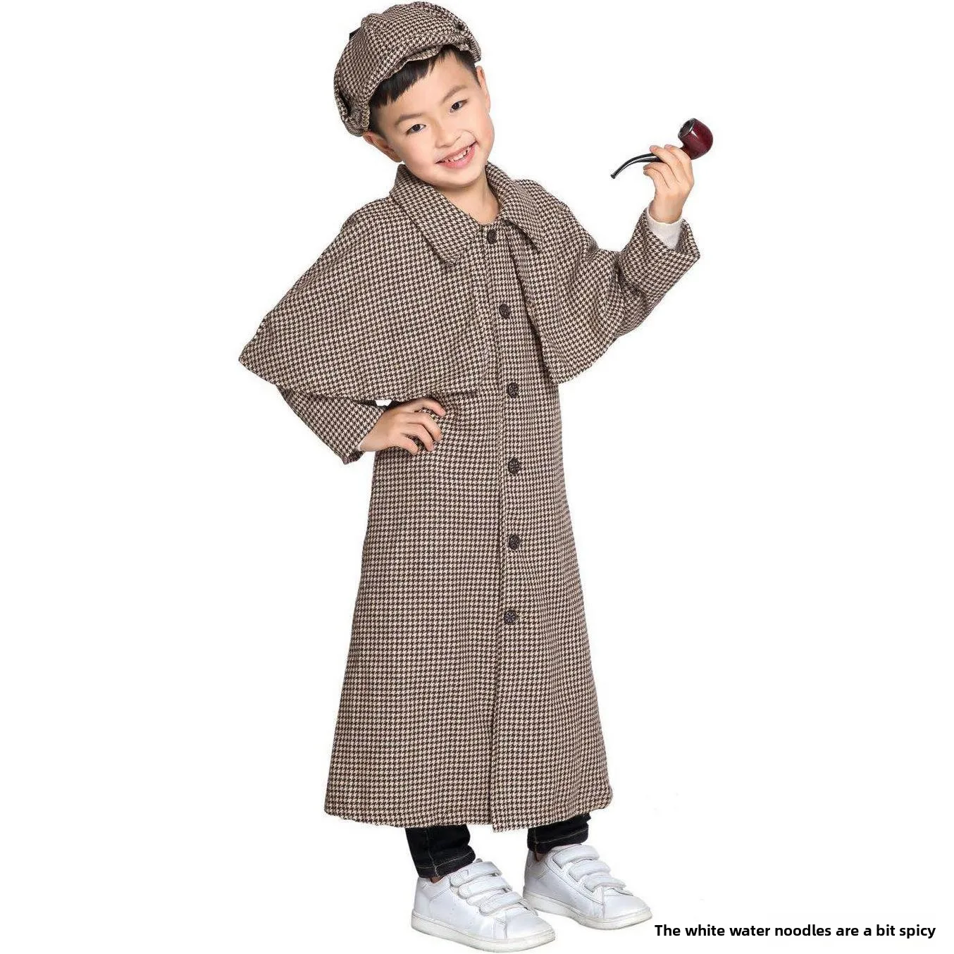 Costume d'halloween pour spectacle sur scène de maternelle, jeu de rôle pour garçons, vêtements traditionnels chinois pour la journée des enfants erlo Holmes