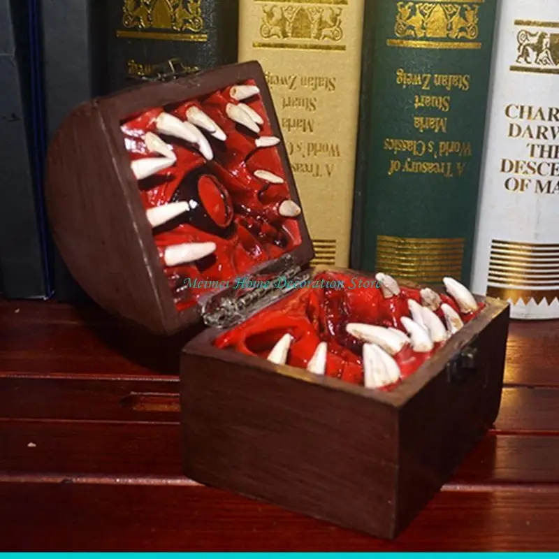 H7BF مخيف هالوين مربع مخيف للمتعة/خدعة تخفيف الإجهاد الأطفال هدية الهالوين