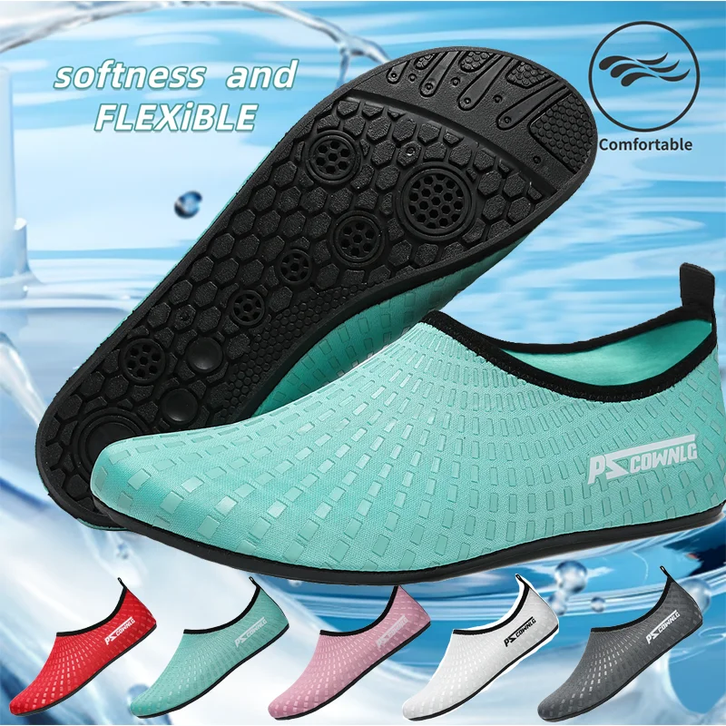 

Женская пляжная обувь для воды, пляжные кроссовки, носки, мужская обувь для йоги босиком, быстросохнущая обувь для серфинга и плавания, носки для водной кожи босиком