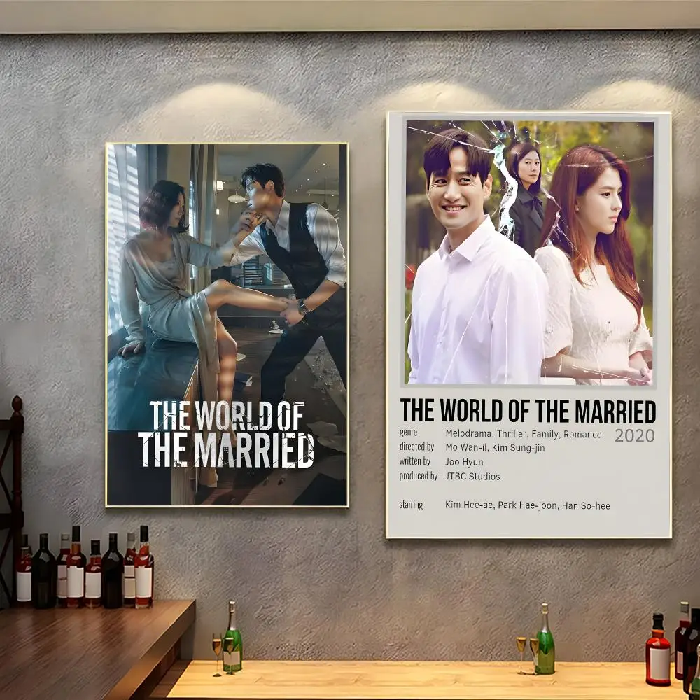 Intense drama series The World of the Married Poster Peel And Stick Indoor Bedroom Wall Decor Aesthetic Gift