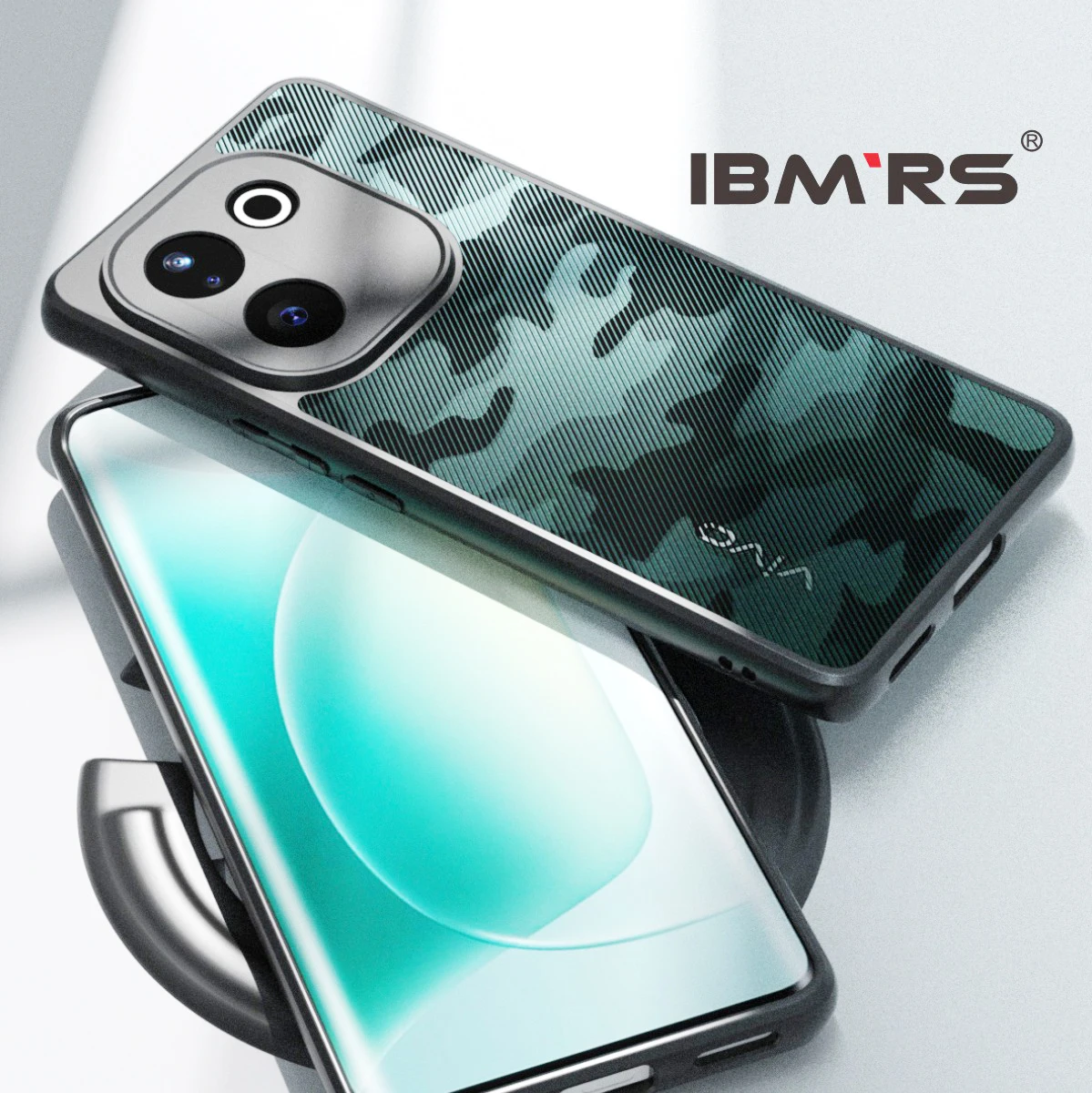 

IBMRS for VIVO T3 Pro Case Camo Shockproof Hard PC Cover Anti-Scratch Phone Case