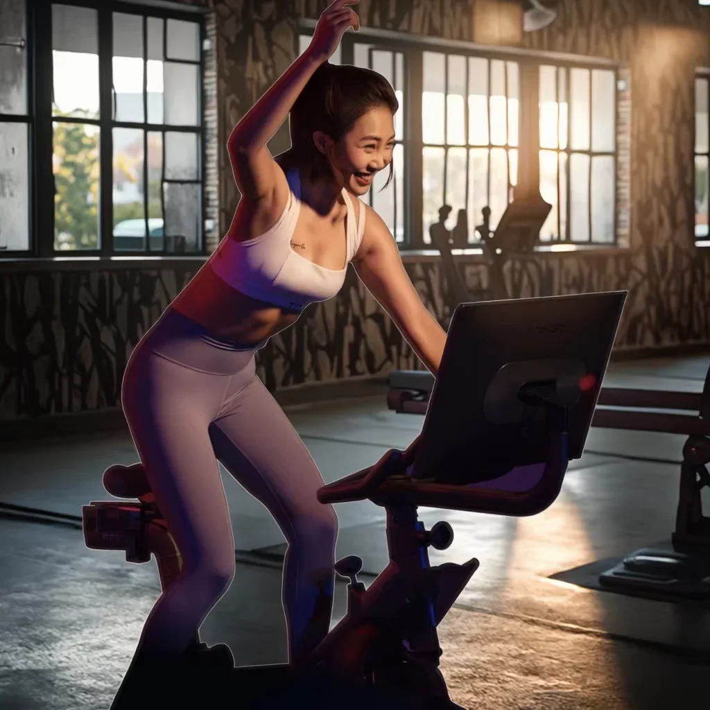 SPlan Home Gym Fitness Ciclismo de interior Bicicleta de entrenamiento estacionaria con material metálico para uso doméstico