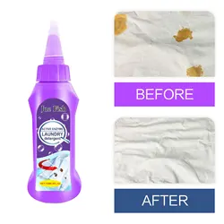 Laundry Degreaser Detergent Clothing Stubborn Stains Cleaner Fabric Rust Remover Grease Cleaning Active Enzyme Laundry Solution