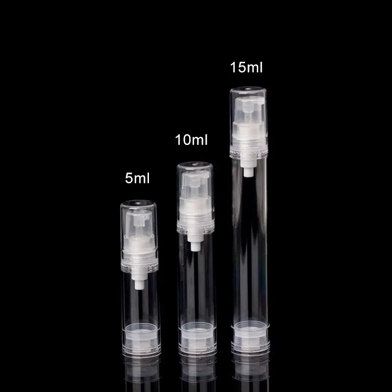 5/10/15ml vacuum bottle vacuum lotion bottle trial bottle essence milk sub-bottling press pump bottle