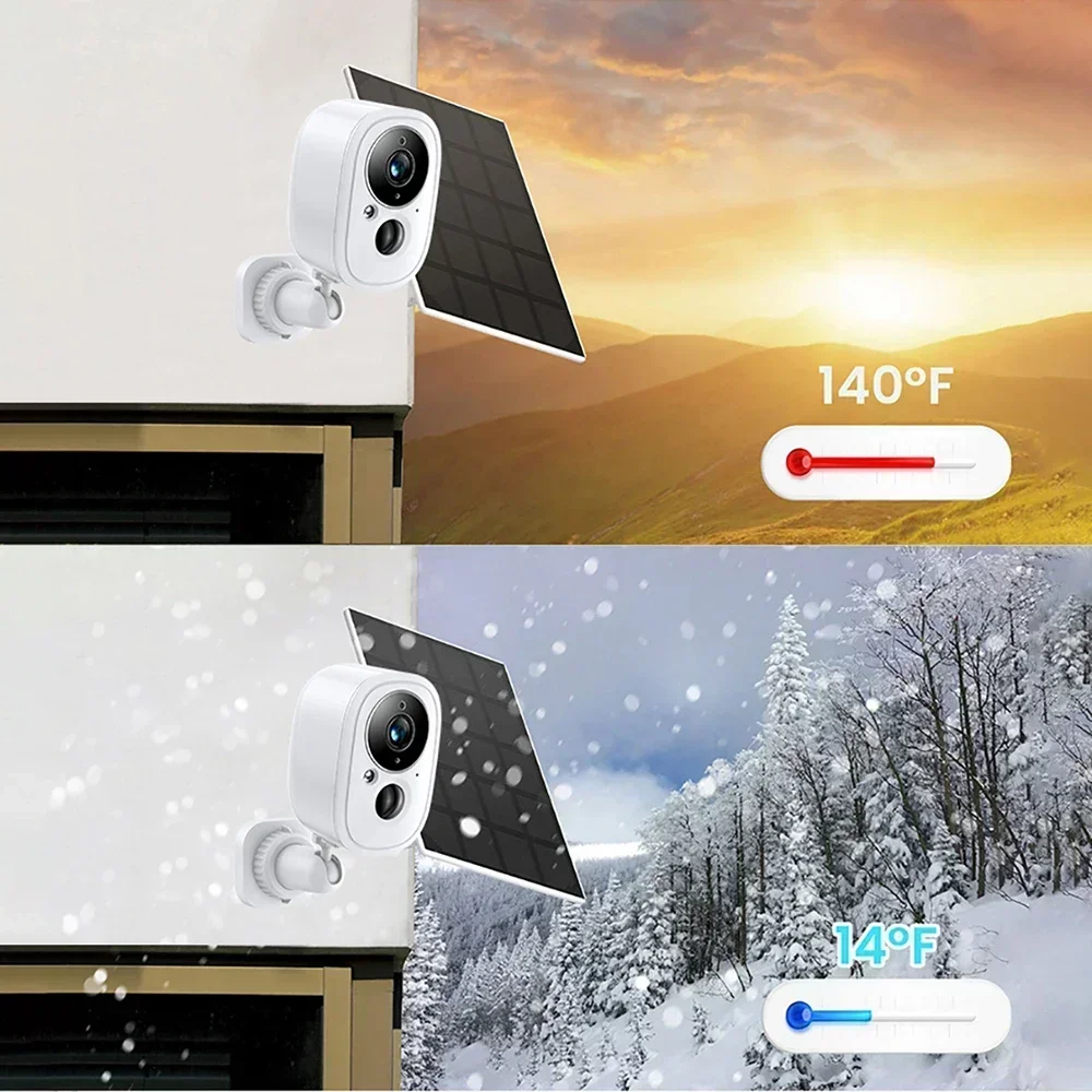 PEGATAH Tuya 1080P HD IP Camera Outdoor IR Night Vision Motion Detection 2-way Audio Battery Video Survilliance Cameras