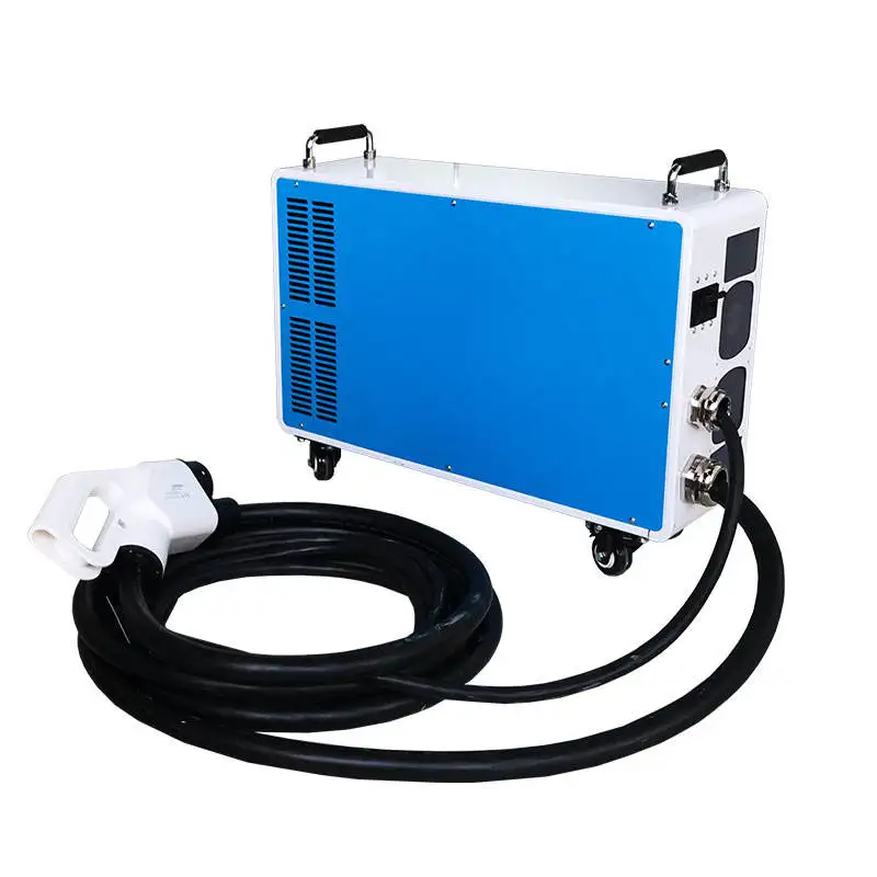 40KW DC EV Charger Portable Mobile DC CHAdeMO /CCS/GBT Movable Portable Quick Charger