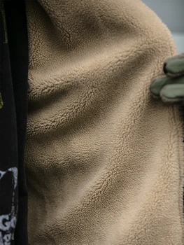 Japanese Vintage Polar Fleece Jacket Men Winter High Quality Thick Jacket Korean Streetwear Loose Couple Trendy Warm Coat Male 4