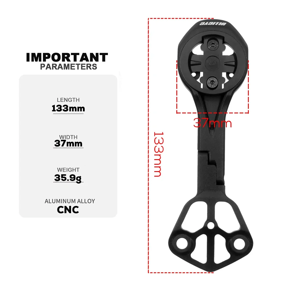 Out Front Aluminum Computer Mount for Pinarello Dogma F/F12 MOST Talon Ultra Ultra Light Ultra Fast Garmin Wahoo Bryton GoPro