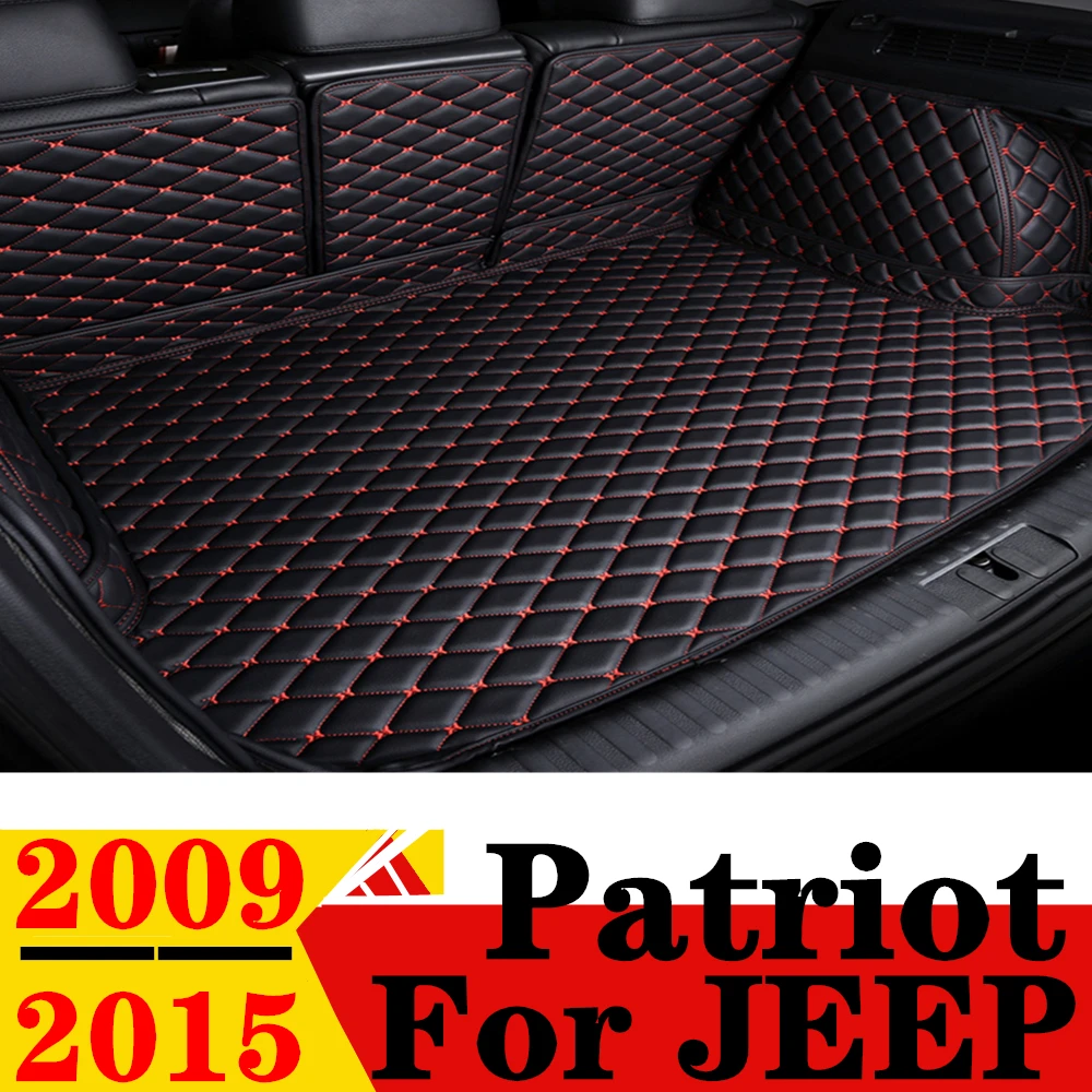 Car Trunk Mat For JEEP Patriot 2015 2014 2013 2012 2011 2010 2009 Rear Cargo Cover Carpet Liner Tail AUTO Parts Boot Luggage Pad