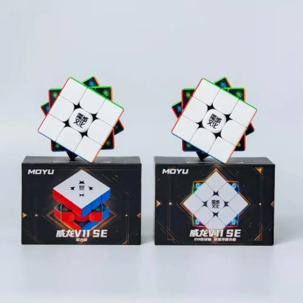 Nuevo MoYu 3x3 Weilong WRM V11SE 3x3x3 núcleo magnético Maglev Cubo rompecabezas velocidad profesional Cubing Weilong WR M V11 Cubo mágico