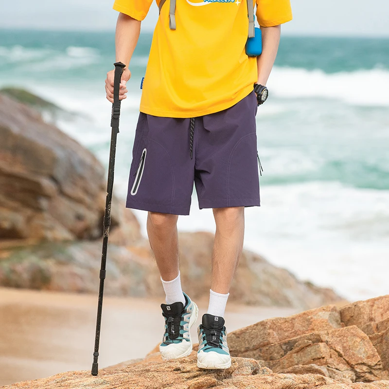 

Men's Summer Outdoor Sports Shorts Loose Casual Versatile Knee Length American Style Shorts