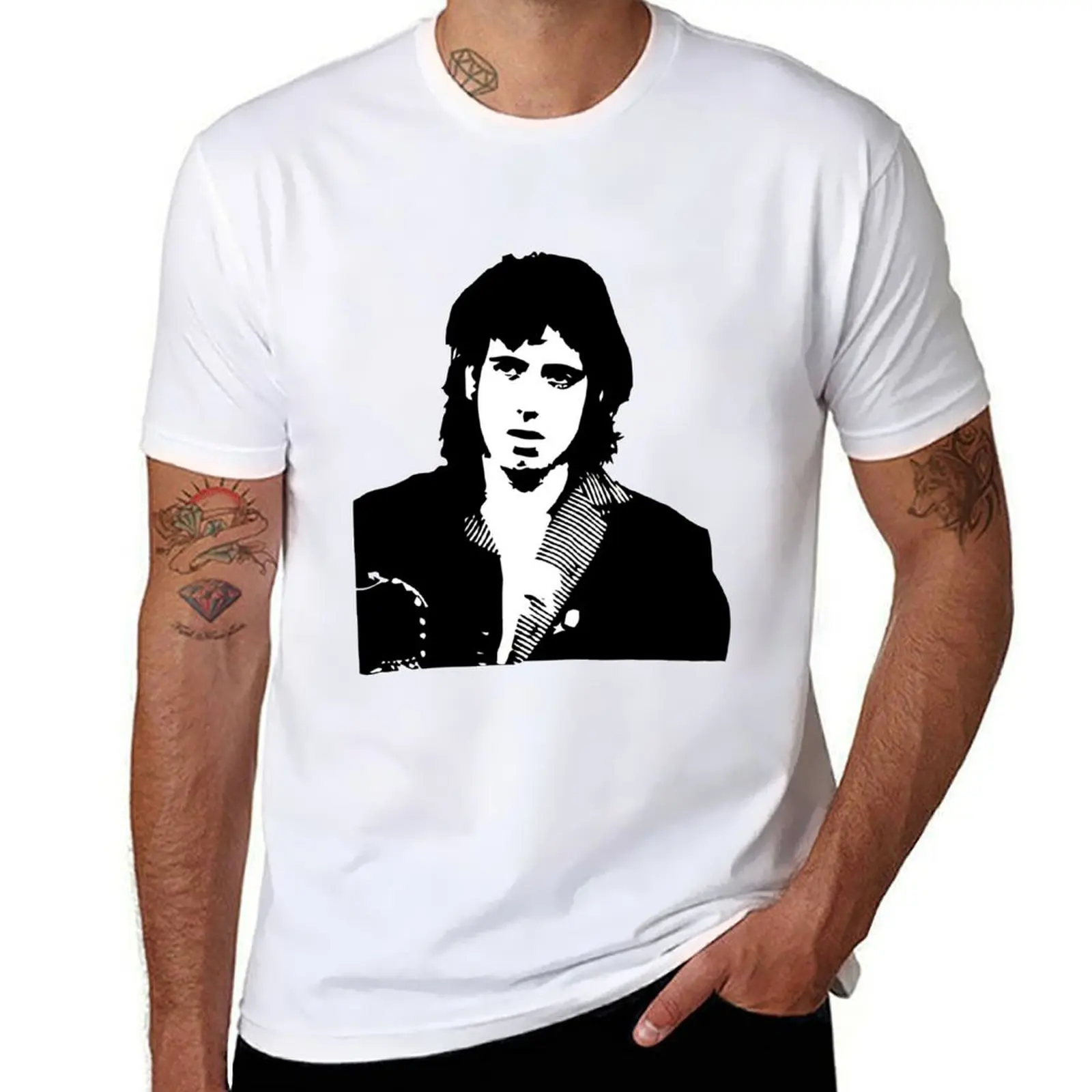 

Mick Jones The Clash Stencil T-Shirt t shirt for man man tshirt t shirt man designer T-shirt