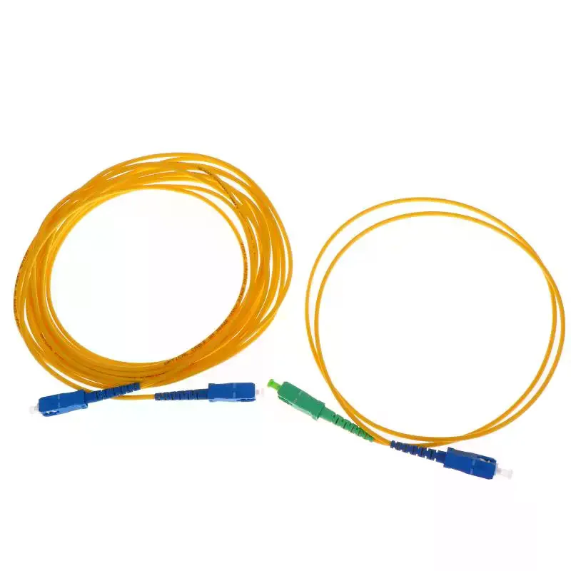 APC UPC UPC UPC Optical Fiber Patch Cord Cable Simplex FTTH SM Single-mode 1/2/3/5M Fiber Optic Jumper