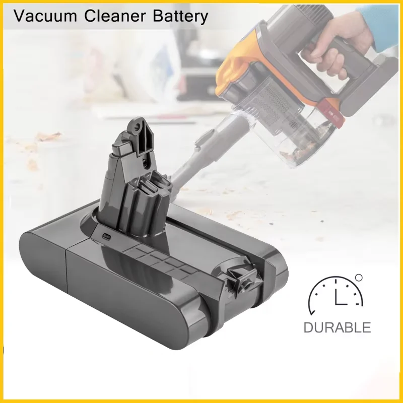 Image of Batteria di ricambio agli ioni di litio da 21,6 V per Dyson V6 DC58 DC59 DC61 DC62 SV09 SV07 SV06 SV04 SV03 Batteria per aspirapolvere cod004