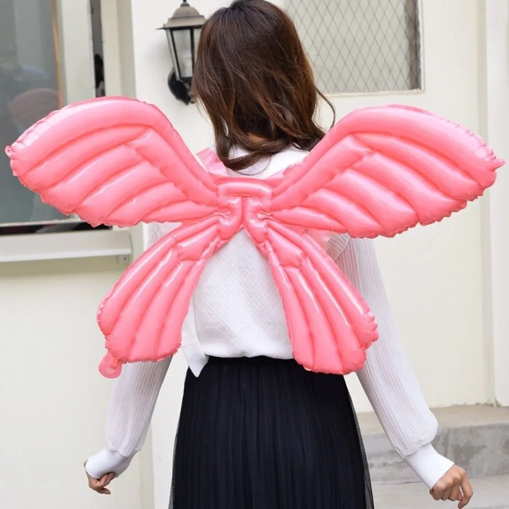 Gifts Inflatable Angel Butterfly Wing Balloon Colorful Fairy Wing Balloon Back Hanging Balloon Princess Theme