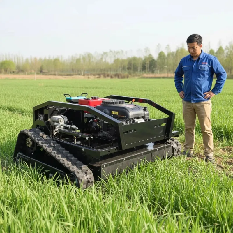 80cm 100cm Grass Cutter Powerful Engine Home Garden Use Remote Control Lawn Mower