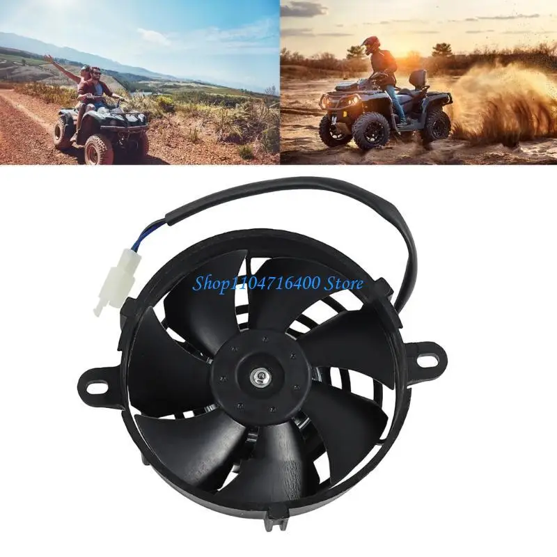 

y1gd Cooling System Plastic Cooling Fan Practical Water Cooling Fan Simple Operation Fan for Sand Vehicles & Motorbikes