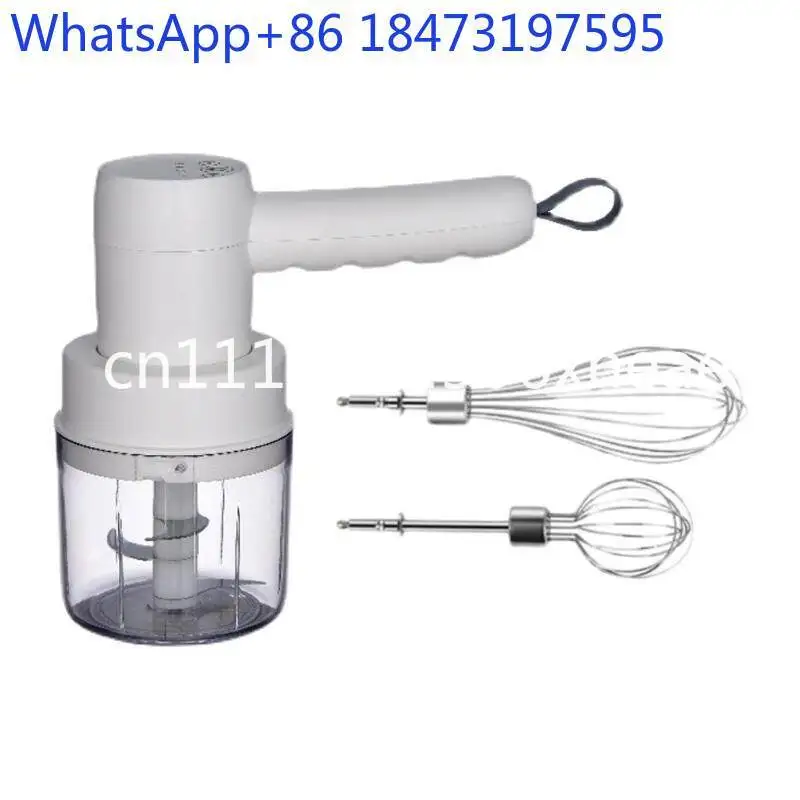 

110V wireless egg beater electric whipping cream household baking garlic masher