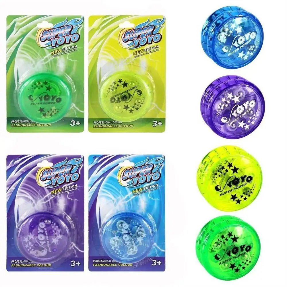 Yoyo Ball avec lumière LED pour enfants, jouet amusant, haute vitesse, réactif, clignotant, jeu de cerveau, professionnel, enfants