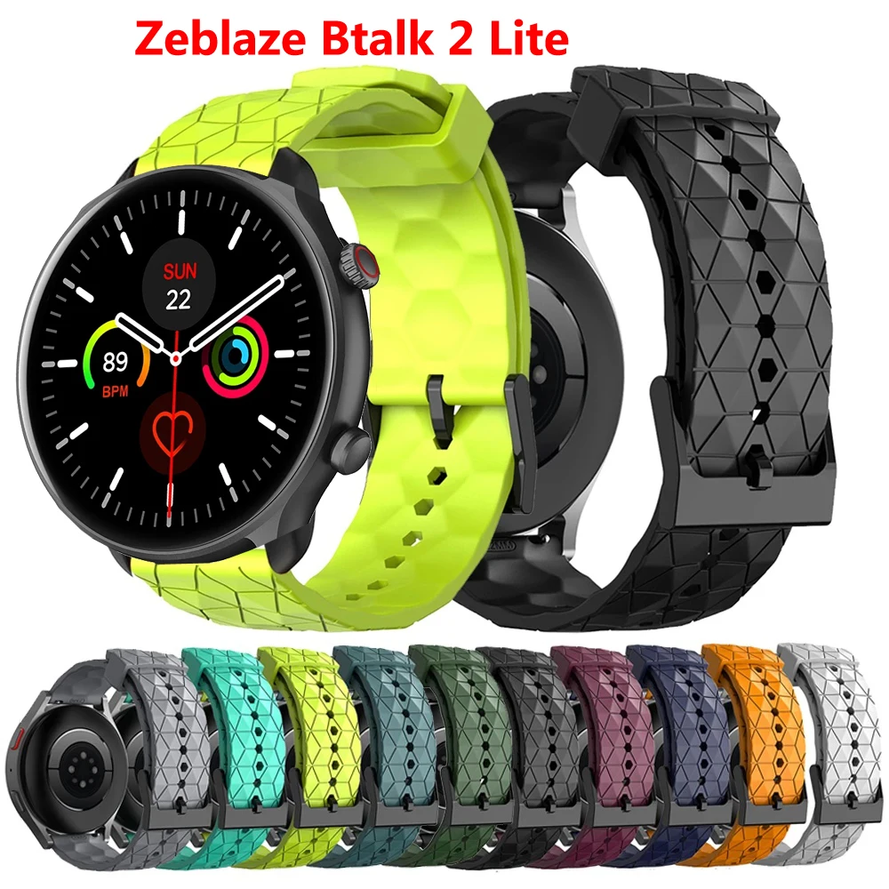 

Band for Zeblaze Btalk 2 Lite Stratos 3 Stratos 2 2 Lite Swim Strap Smart Watch Silicone Soft Breathable Sports Bracele