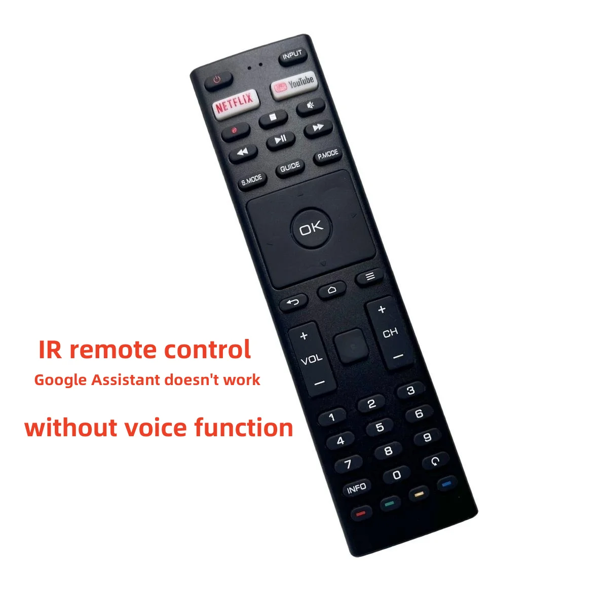 New remote control fit for LED Smart TV No Voice RCA KT1942-HG&KIVI RC20 32F710KW 24FR50WR 40U710KB 50U710KB 43U710KB 65U710KB