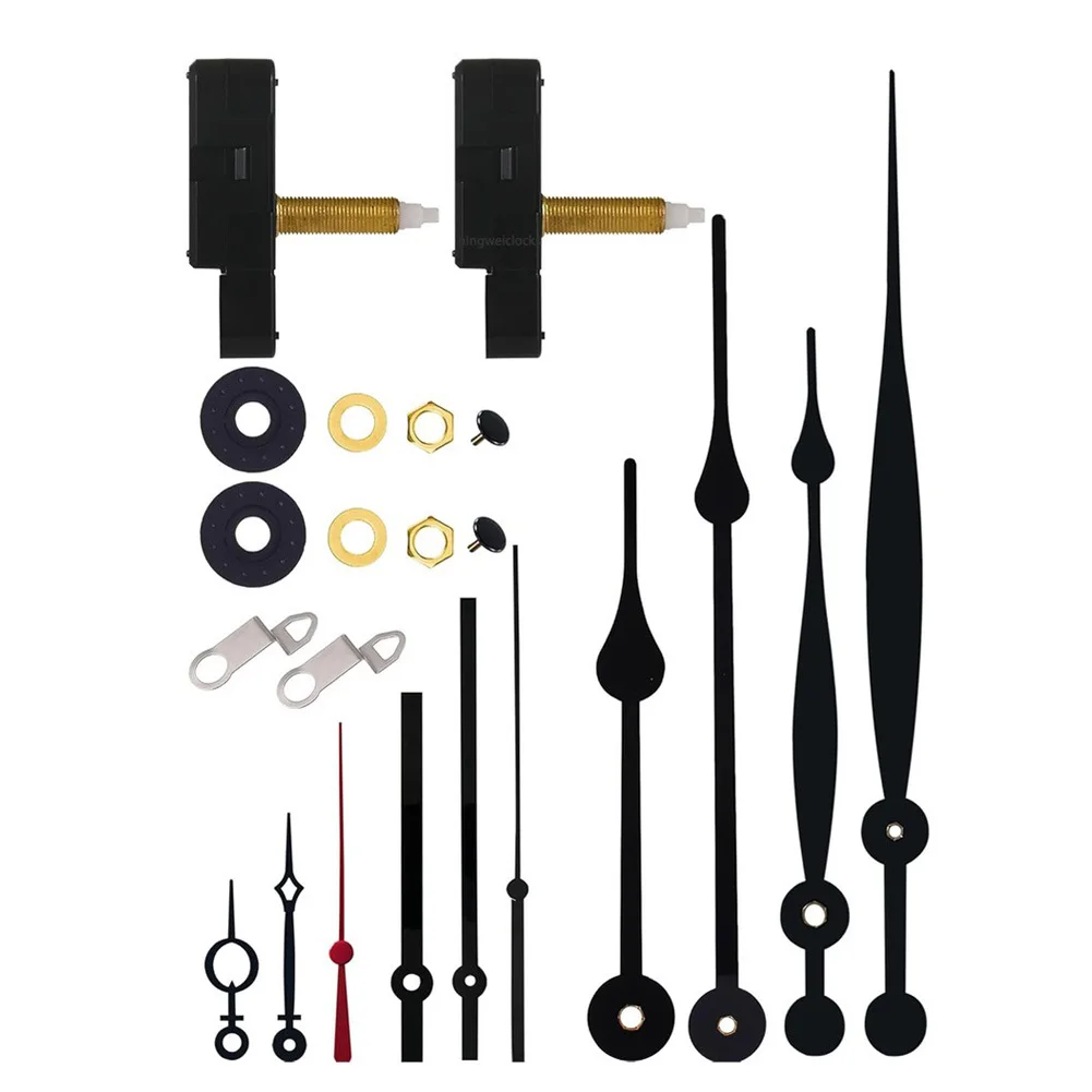 Quiet Wall Clock Movement Kit With 4 Sets Of Clock Handss 32mm Shaft DIY Accessories For Cross Stitch Clock Making